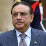 Asif Ali Zardari addressing a crowd post-victory, showcasing his commitment to Pakistan's development and stability.