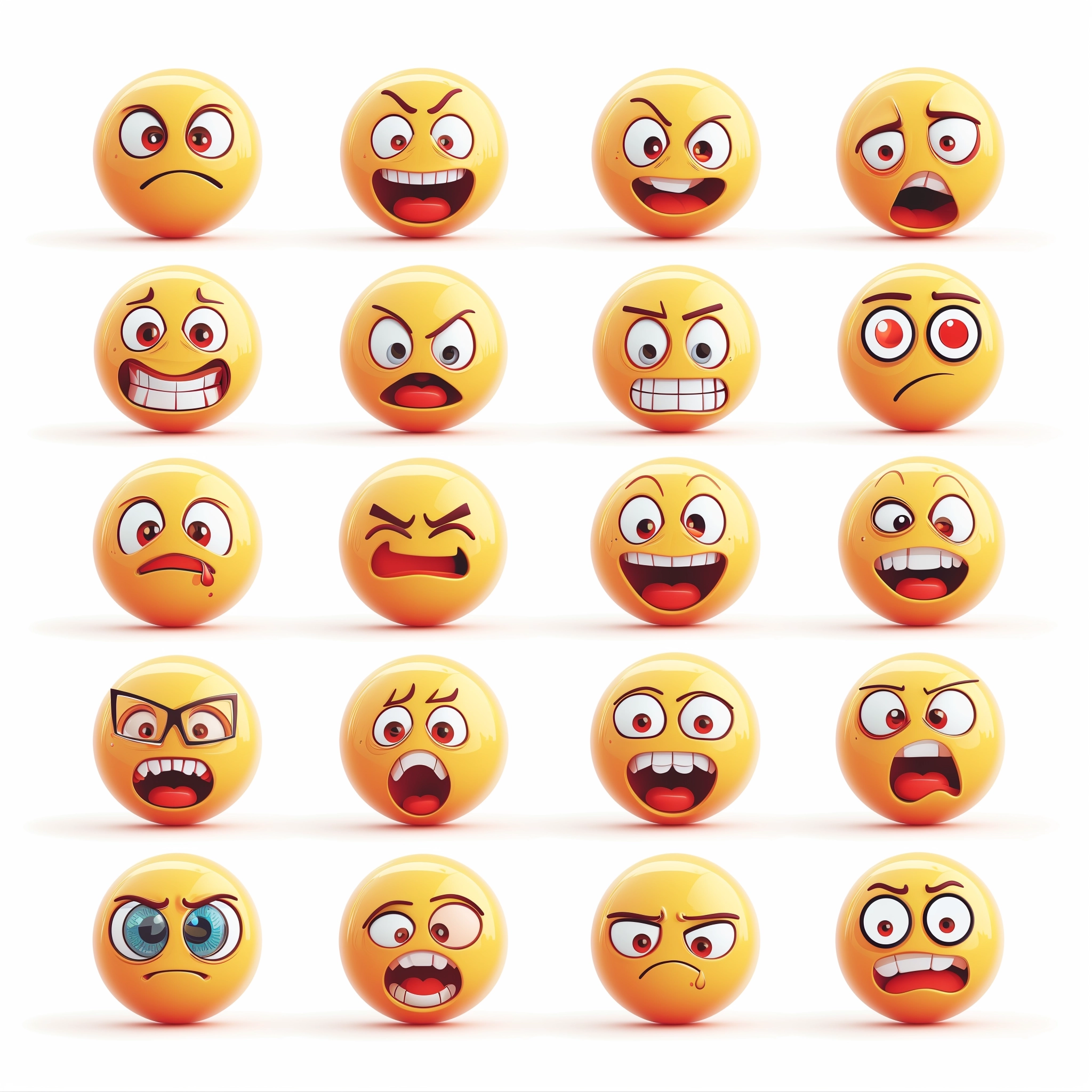 Emoji Usage in Marketing - A collage of emojis used strategically in digital marketing campaigns, showcasing their effectiveness in brand communication.