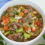 Beef rib soup