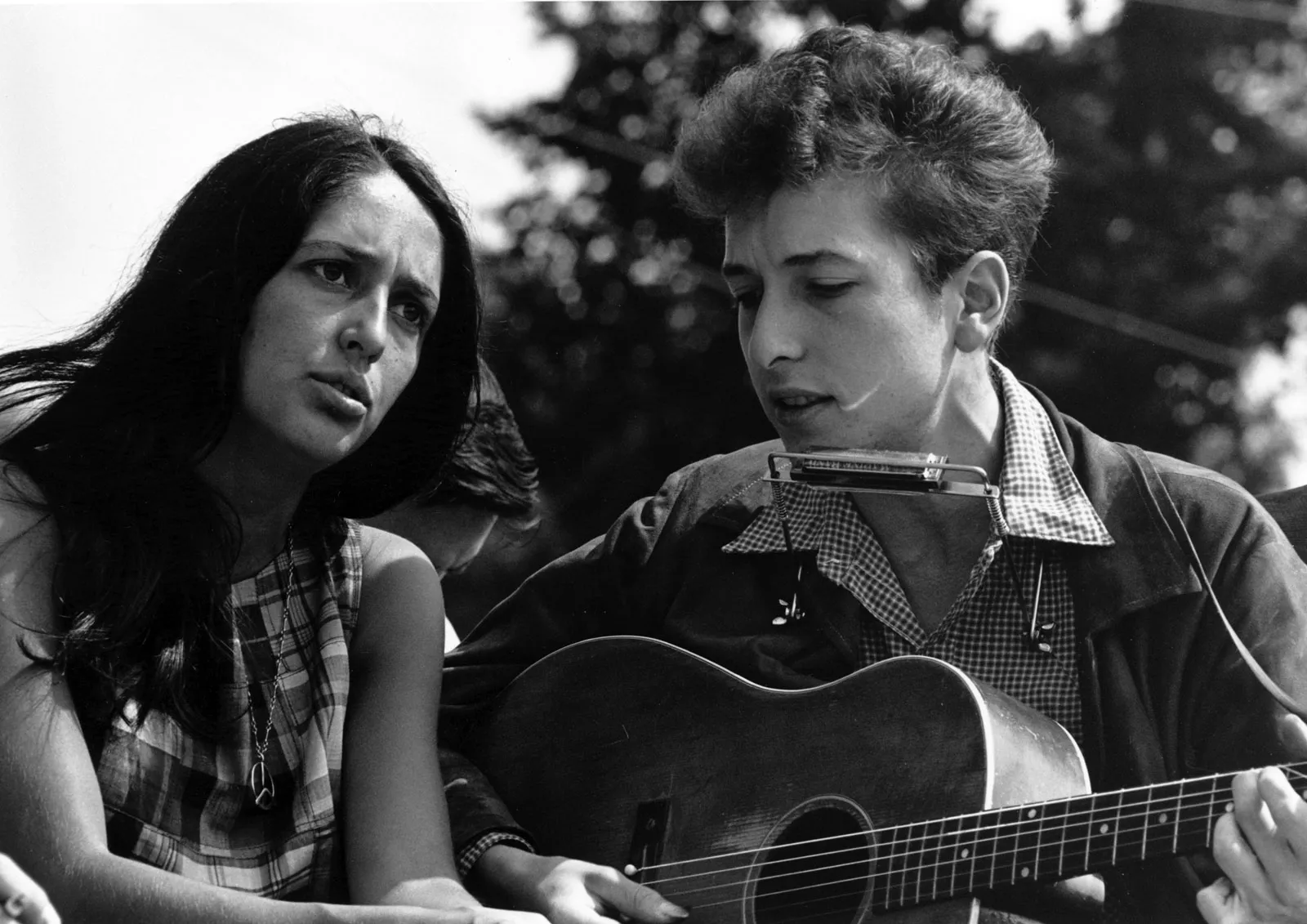 Bob Dylan receiving the Nobel Prize in Literature. 