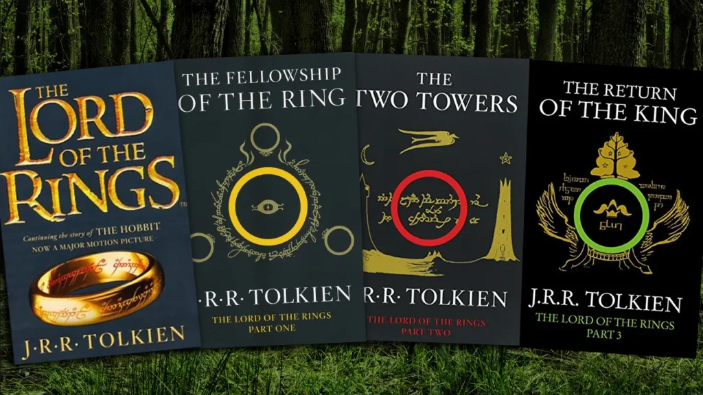 Cover of "The Fellowship of the Ring" by J.R.R. Tolkien 