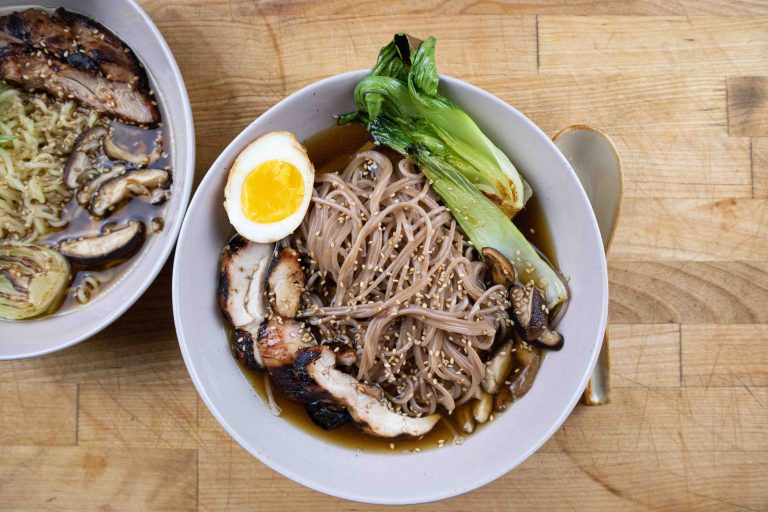 Authentic Tonkotsu Ramen with creamy pork bone broth