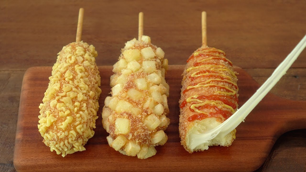 Korean Cheese Hotdog