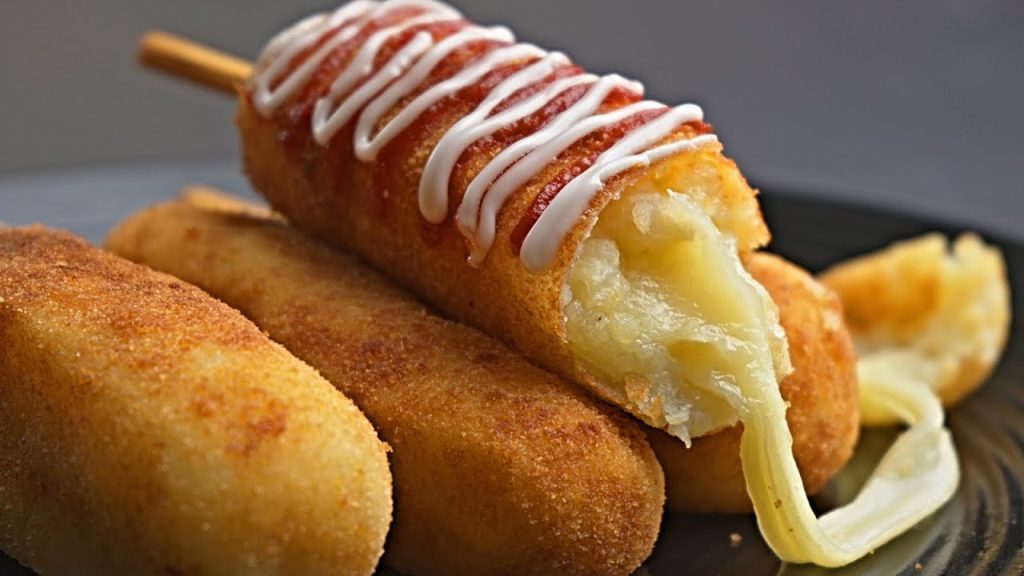 Korean Cheese Hotdog